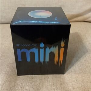 Apple HomePod Mini Box with Vibrant Design